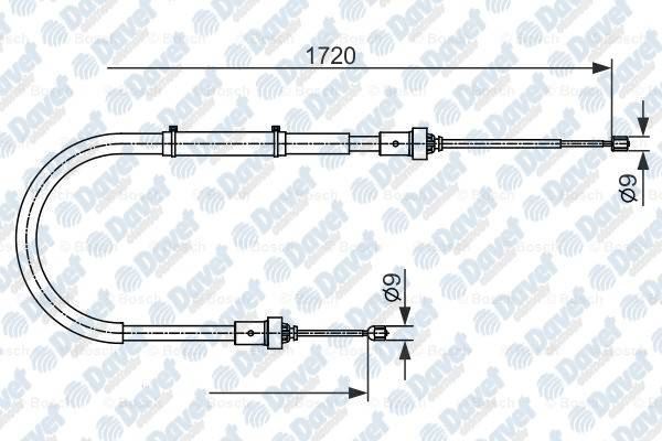 BOSCH 1987482411 El Fren Teli Duster 1.5 Dci 1.6 2009->